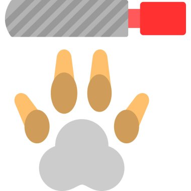 Köpek tımarlama ikonu