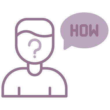 Kabarcık izli bir karikatür adamın vektör çizimi