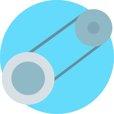 top oyuncağı simgesi düz stil