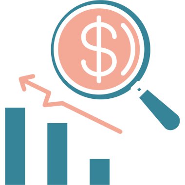 İş analizi vektör simgesi