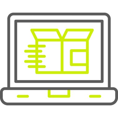 Ağ simgesi. İş planının iş simgesi