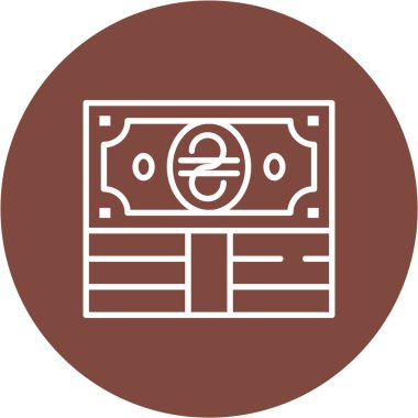 Nakit. Web simgesi vektör illüstrasyonu