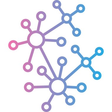 connection vector line icon design