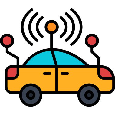 Kablosuz. Web simgesi basit tasarım