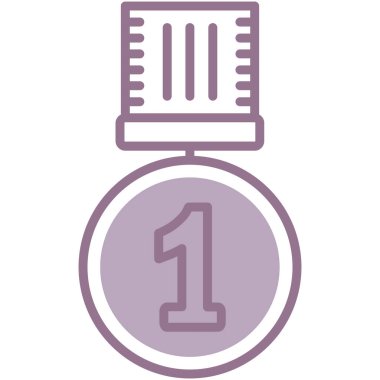 number one icon vector illustration