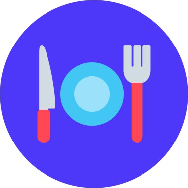 Bıçak. Web simgesi basit illüstrasyon