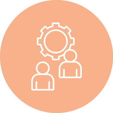 Modern simgenin vektör illüstrasyonu