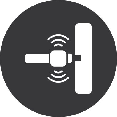 Bir çan simgesinin vektör illüstrasyonu