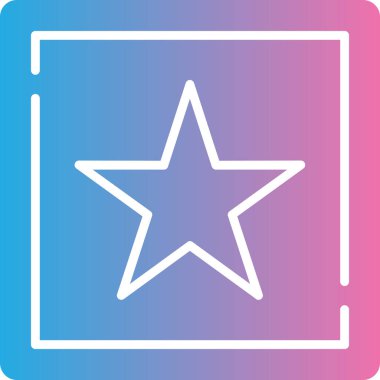 yıldız vektör simgesi modern basit tasarım illüstrasyonu