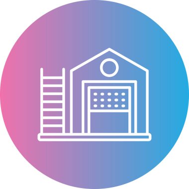 Yapı simgesinin vektör illüstrasyonu