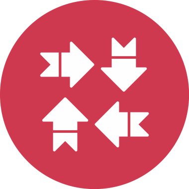 yön ikonu vektör illüstrasyonu