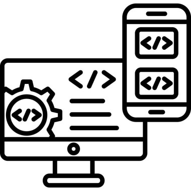 programlama geliştirme programlama simgesi