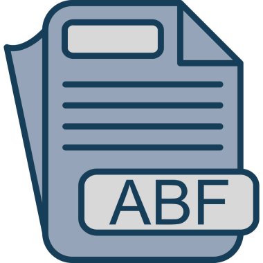 Dosya modern simgesinin vektör illüstrasyonu