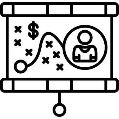 İş grafiği vektör çizim