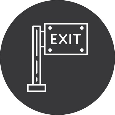 çıkış simgesi modayı izole etti