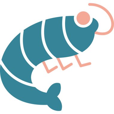 Bir balık simgesinin vektör çizimi