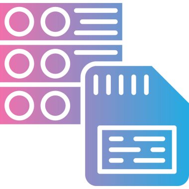 Belge simgesinin vektör illüstrasyonu