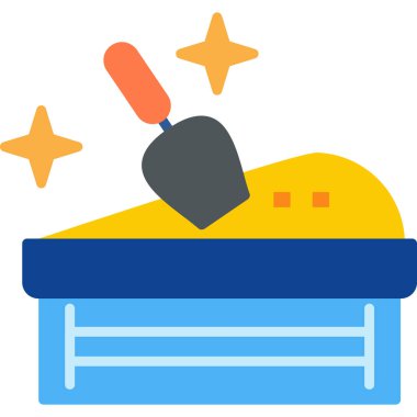 temizlik ev işi simgesi düz stil