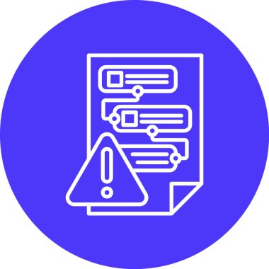 Belge simgesinin vektör illüstrasyonu