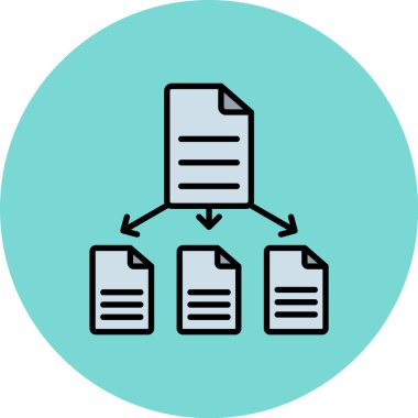 dosya dizini vektör illüstrasyonu