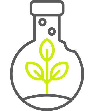 Bitki. Web simgesi basit tasarım