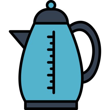 Kettle vektör renk simgesi