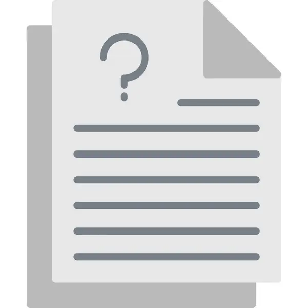 Simge Sor, Basit Renk Vektörü İllüstrasyonu