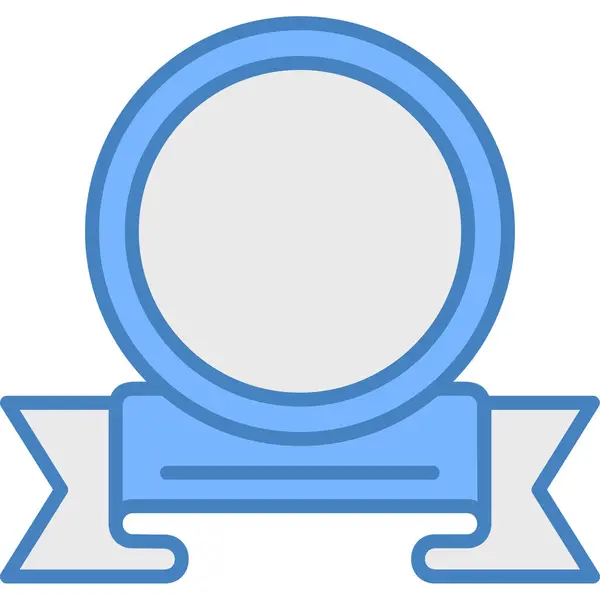 Ayna simgesinin vektör illüstrasyonu