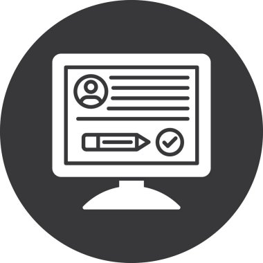 seo modern simgesinin vektör illüstrasyonu