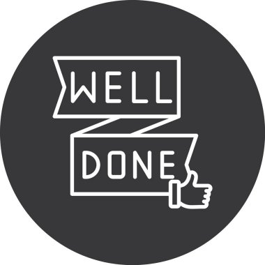 Beyaz arkaplanda izole edilmiş vektör simgesi yapıldı, logo yapıldı