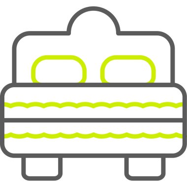 Kek. Web simgesi basit illüstrasyon