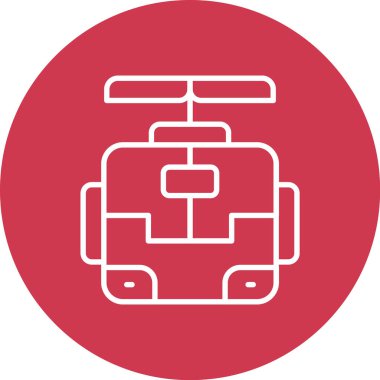 Modern otomatik simgenin vektör illüstrasyonu