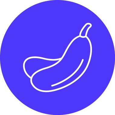 patlıcan simgesi, modern vektör çizimi