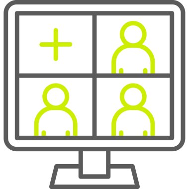 İnsan simgesinin vektör illüstrasyonu