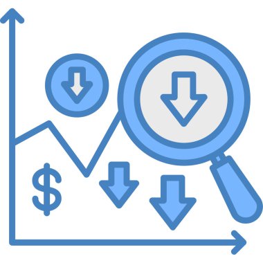 analiz iş finans simgesi