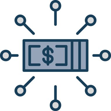 şebeke. Web simgesi basit illüstrasyon