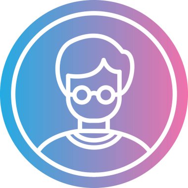 Modern simgenin vektör illüstrasyonu