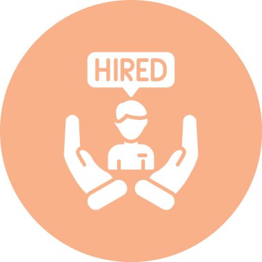 İş. Web simgesi basit illüstrasyon