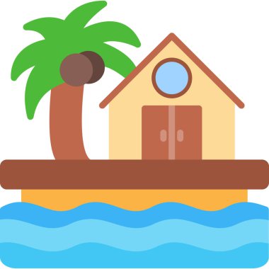 Ev. Web simgesi basit illüstrasyon