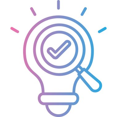 Ampul Simgesi, Vektör illüstrasyonu