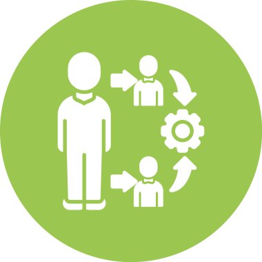 İnsan simgesinin vektör illüstrasyonu