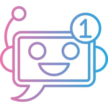 Konuşma baloncukları simgesi, vektör illüstrasyonu