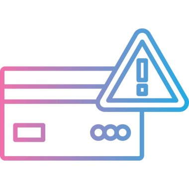 Kredi Kartı. Web simgesi basit illüstrasyon