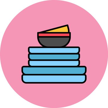 Japon suşi vektör illüstrasyonu