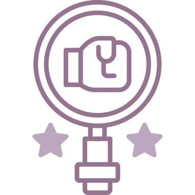 Modern simgenin vektör illüstrasyonu