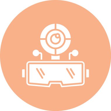 video simgesi, vektör illüstrasyonu