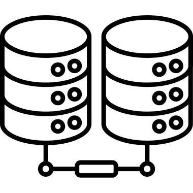 veri merkezi veritabanı simgesi