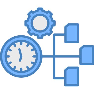 dişli ayarı simgesi doldurulmuş ana hatlar biçiminde