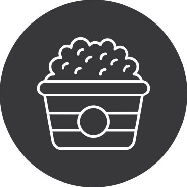 Sepet simgesi, vektör illüstrasyonu