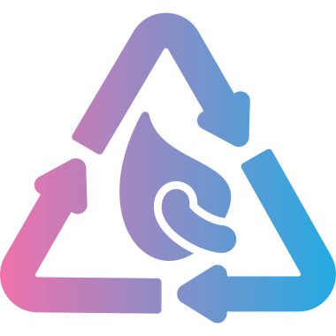 Ekoloji çevre ekolojisi simgesi - dış hat biçimi